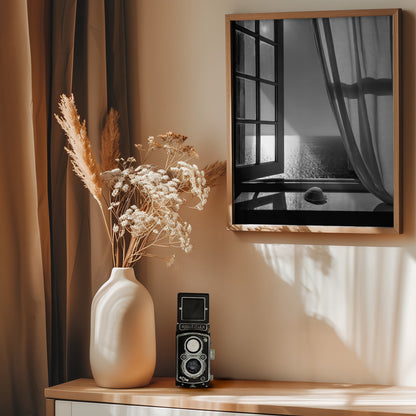 The Seashell In the Window - Poster / Art Print - interiör