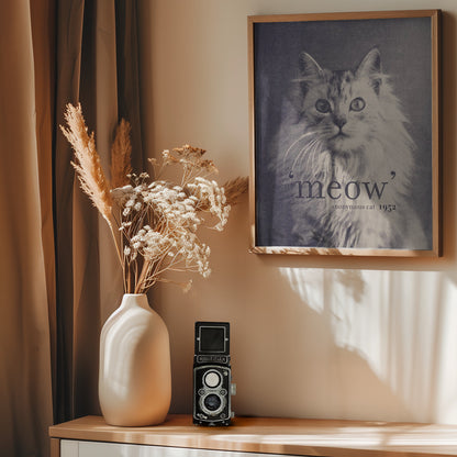 Famous Quote Cat - Poster / Art Print - interiör