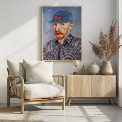Hipster Vincent - Poster / Art Print - interiör