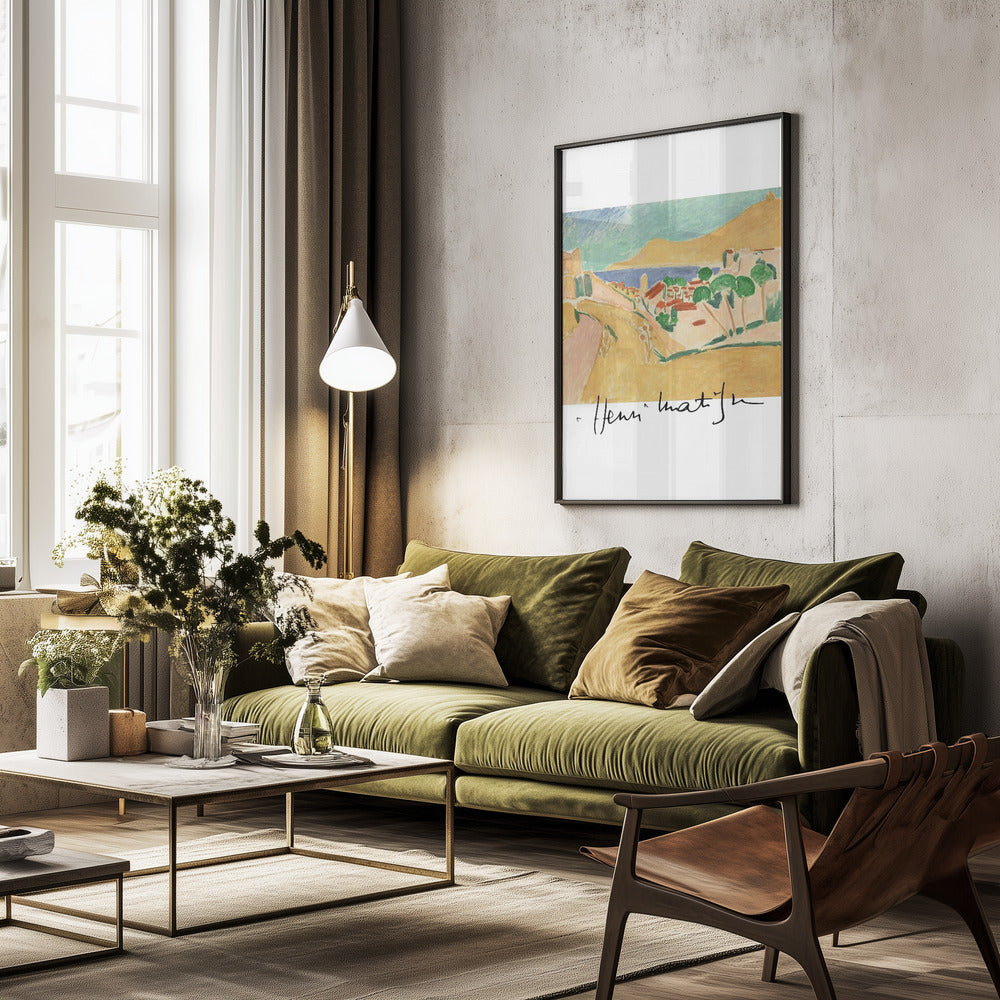 Collioure En Aout - Poster / Art Print - interiör