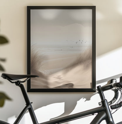 Sand Dunes By the Sea No 1 - Poster / Art Print - interiör