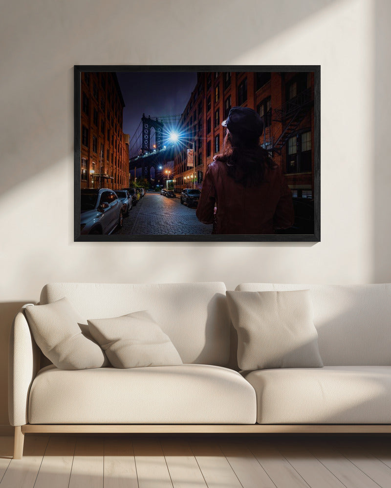 Manhattan bridge - Poster / Art Print - interiör