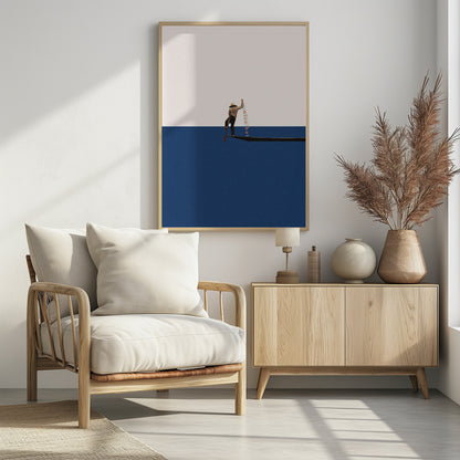 Fishing for compliments - Poster / Art Print - interiör