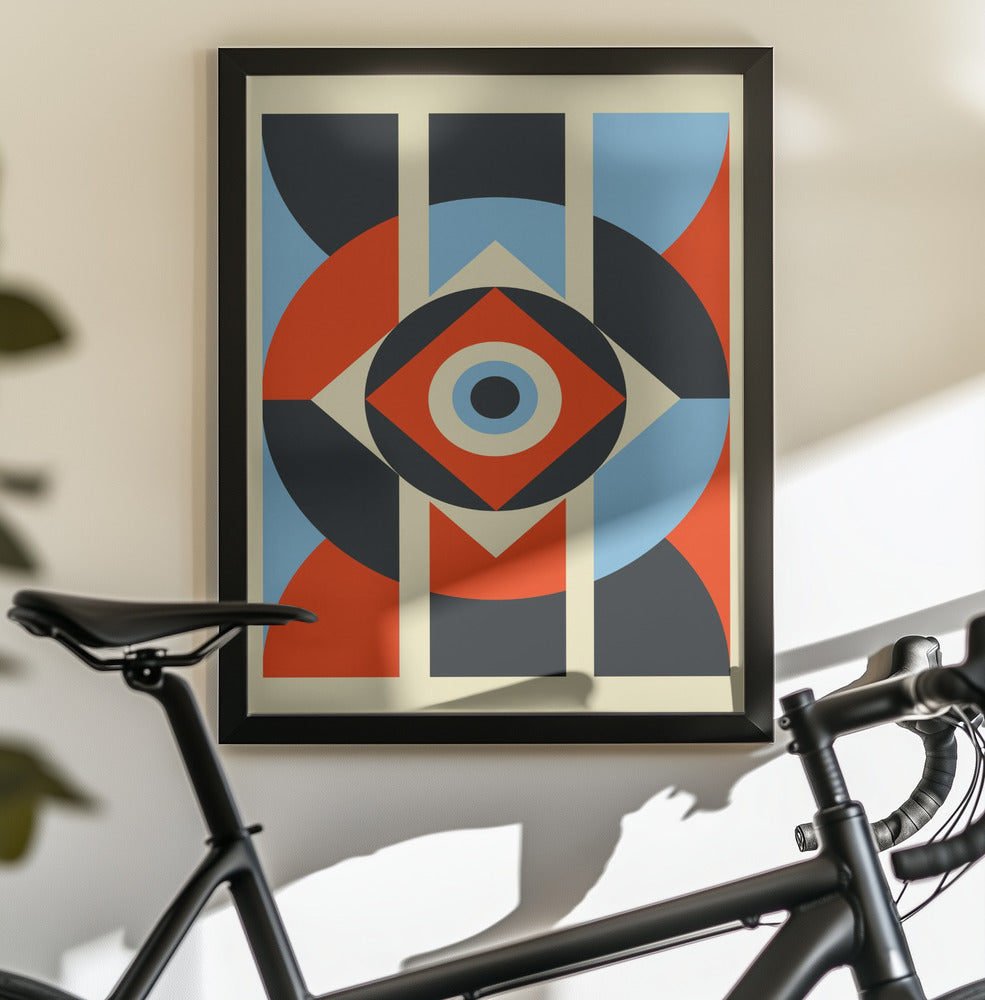 Geometric Patterns #1 - Poster / Art Print - interiör