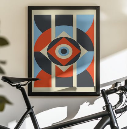 Geometric Patterns #1 - Poster / Art Print - interiör
