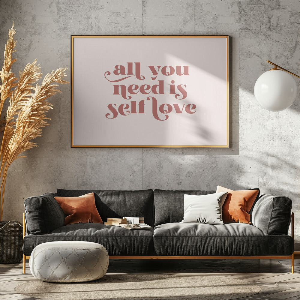 Self Love No2 - Poster / Art Print - interiör