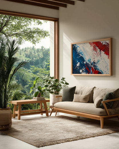 Red White and Blue - Poster / Art Print - interiör