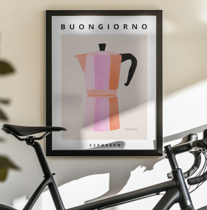 Buongiorno Espresso - Poster / Art Print - interiör