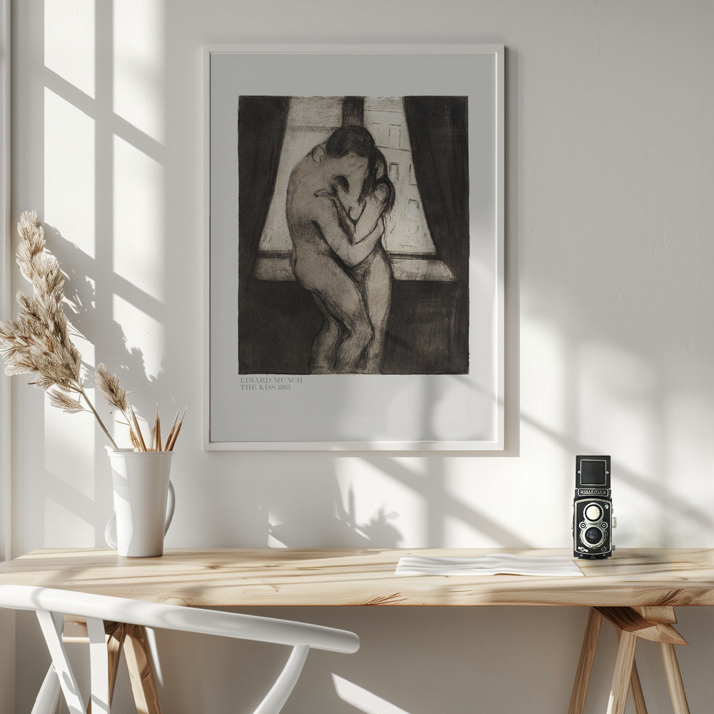 The Kiss 1895 - Poster / Art Print - interiör