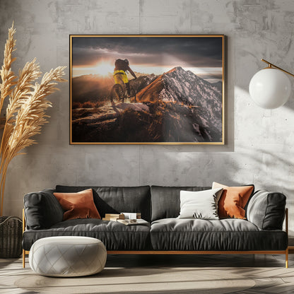 Take a Ride on the Sunny side - Poster / Art Print - interiör