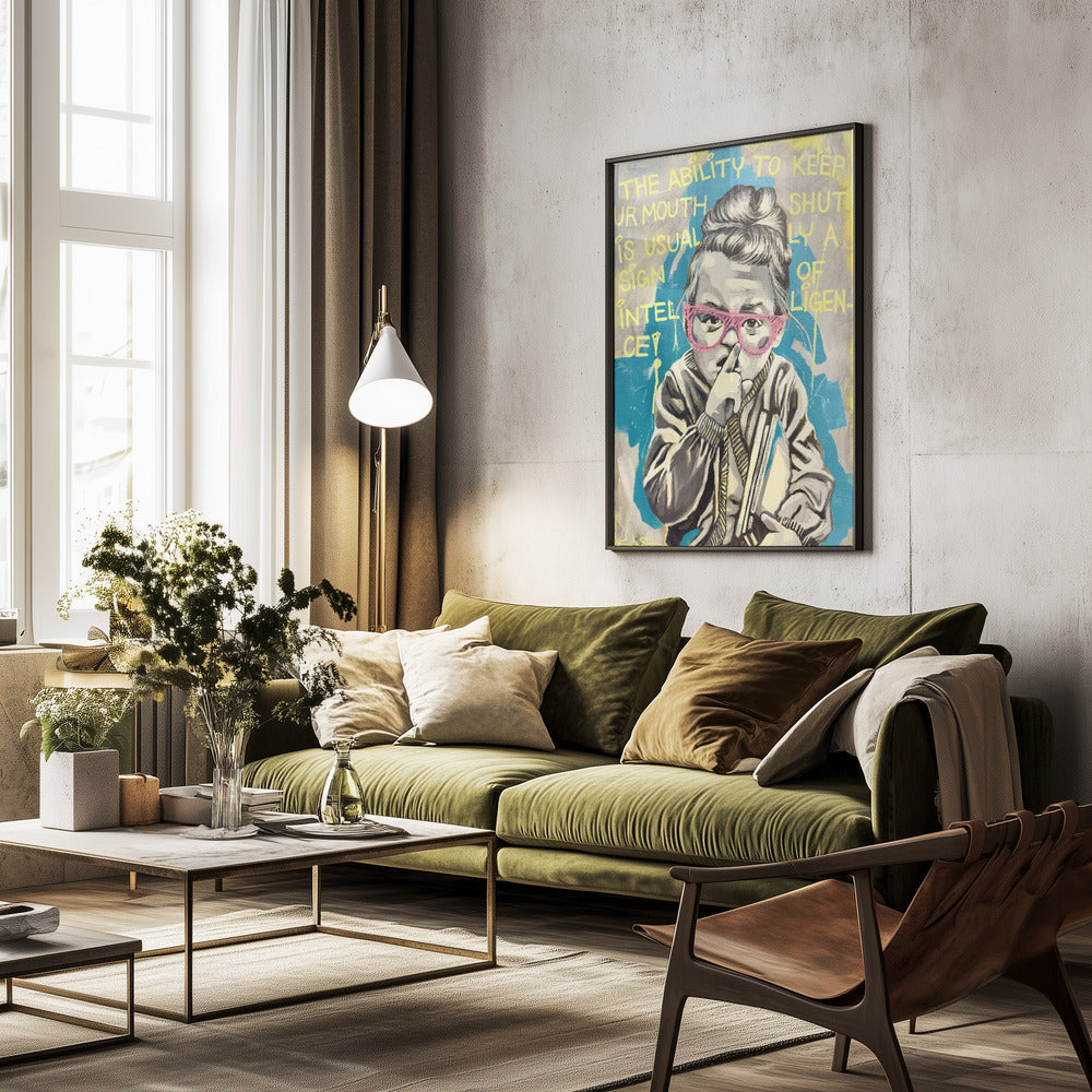 Sign of intelligence - Poster / Art Print - interiör