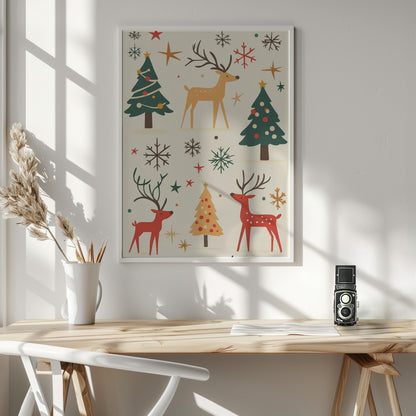Christmas Theme 1 - Poster / Art Print - interiör