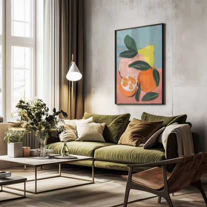 Fruity Summer No 2 - Poster / Art Print - interiör