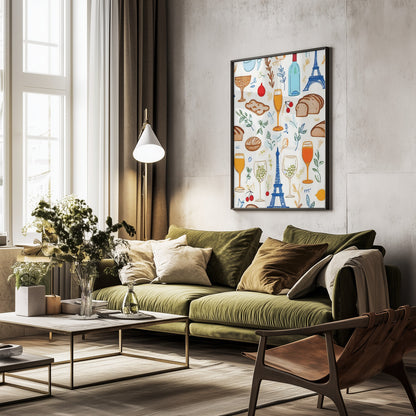 Paris Things - Poster / Art Print - interiör