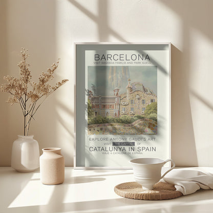 Barcelona print - Poster / Art Print - interiör