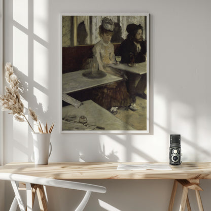 In a Café - Poster / Art Print - interiör