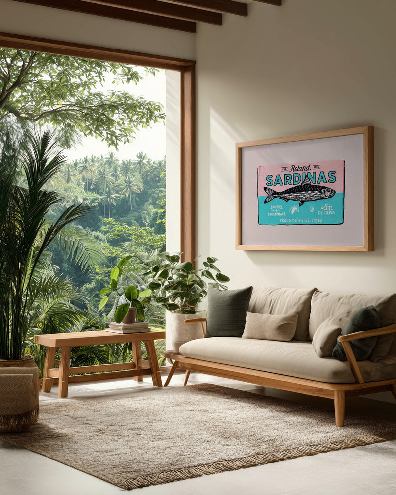 Roland Sardinas - Poster / Art Print - interiör