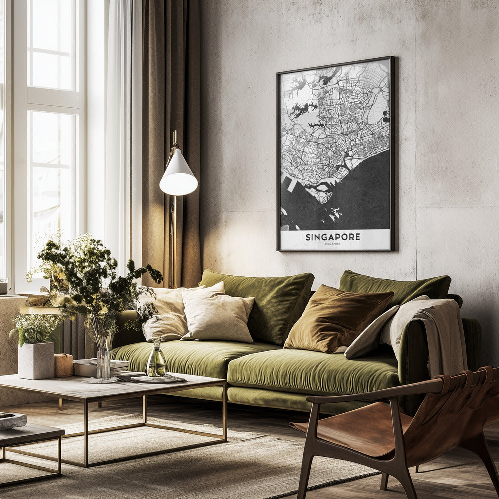 Singapore - Poster / Art Print - interiör