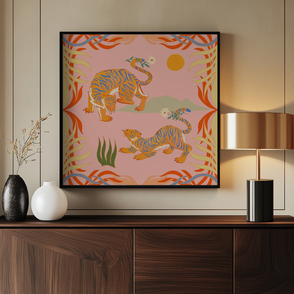 Rawring Playmates - Poster / Art Print - interiör
