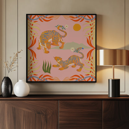 Rawring Playmates - Poster / Art Print - interiör