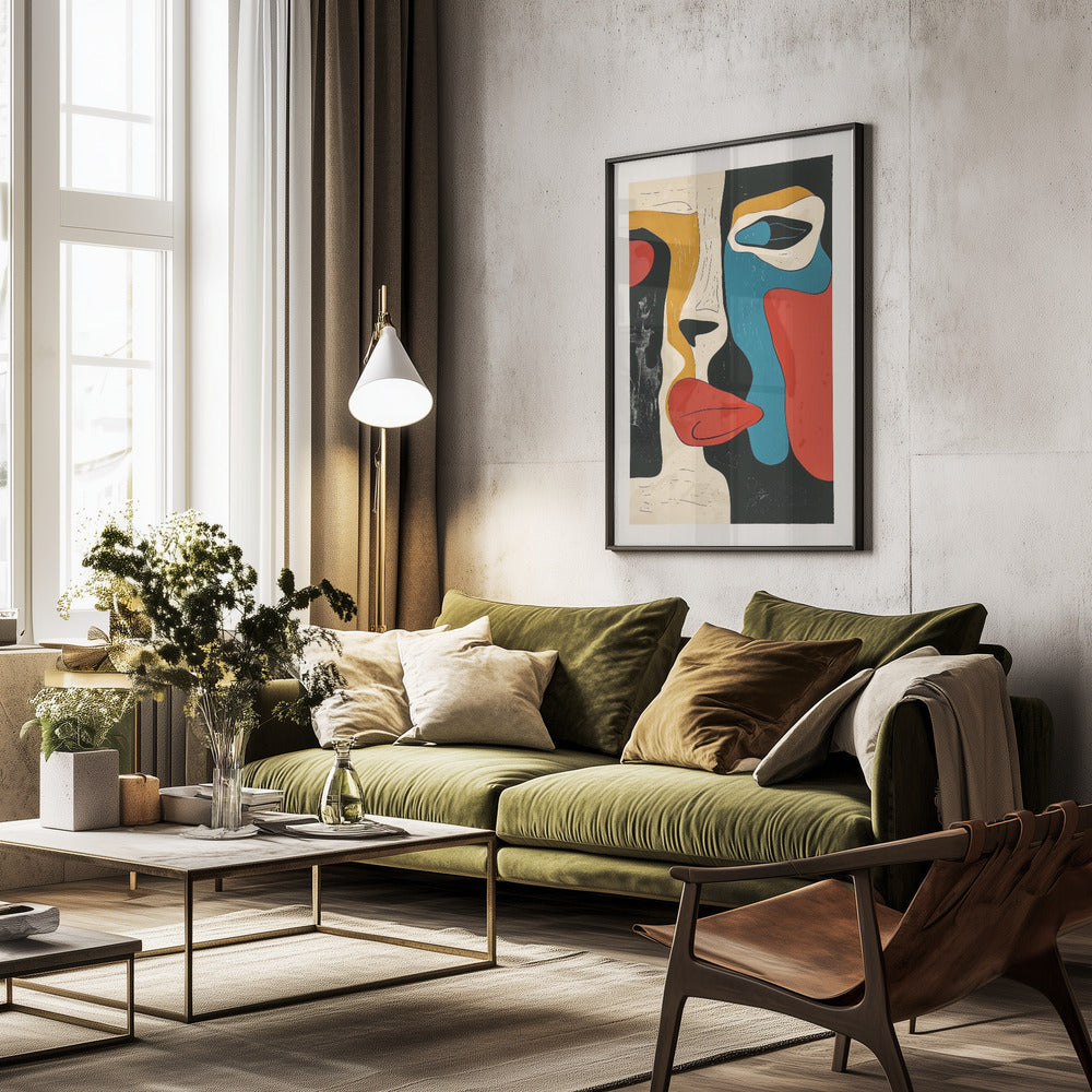 The Face - Poster / Art Print - interiör