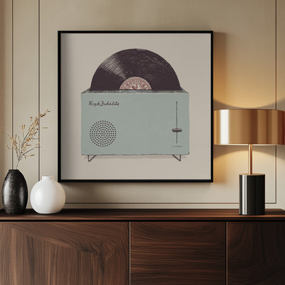 High Fidelity - Poster / Art Print - interiör