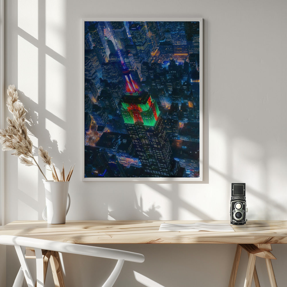 Flying NYC - Poster / Art Print - interiör