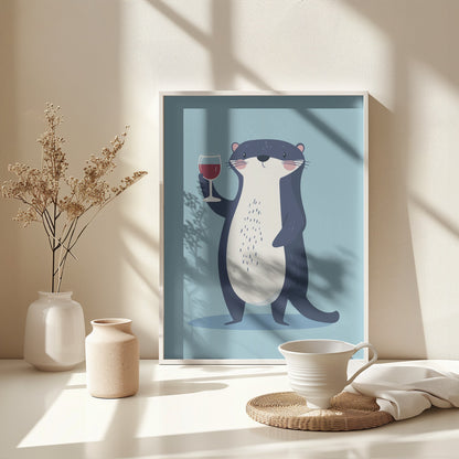 Cute Cartoon Cheers No 2 - Poster / Art Print - interiör