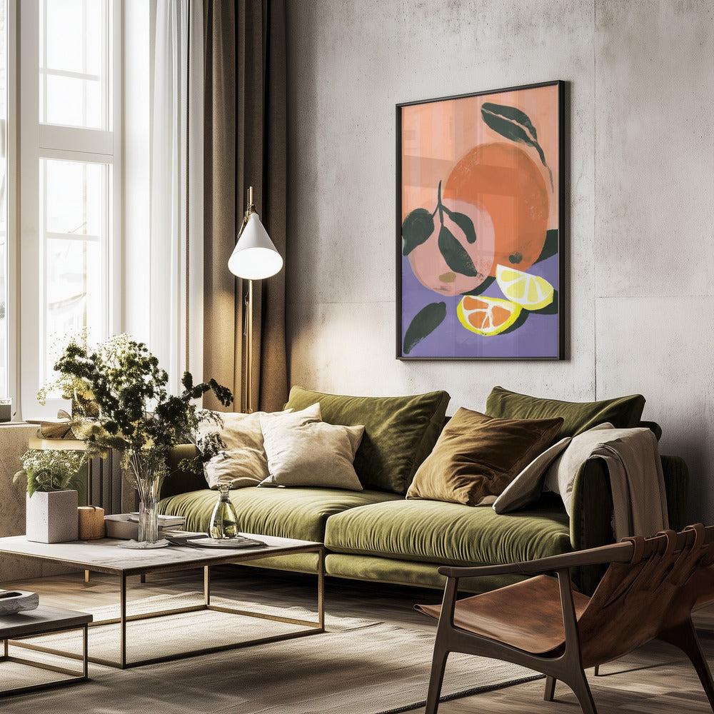 Fruity Summer No 3 - Poster / Art Print - interiör