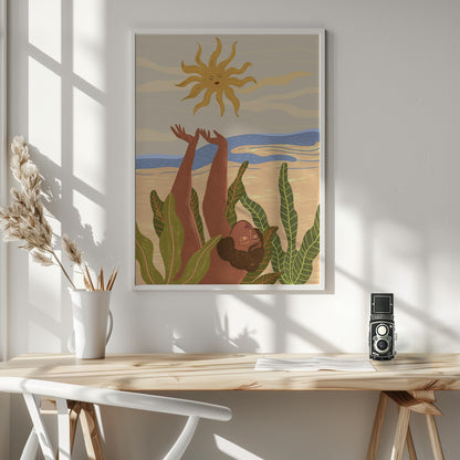 Sun Worship - Poster / Art Print - interiör