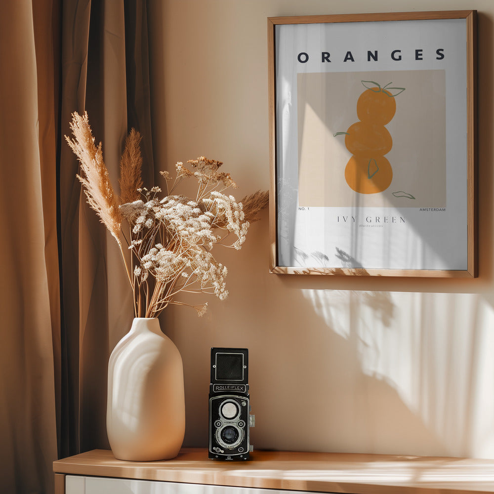 Oranges - Poster / Art Print - interiör