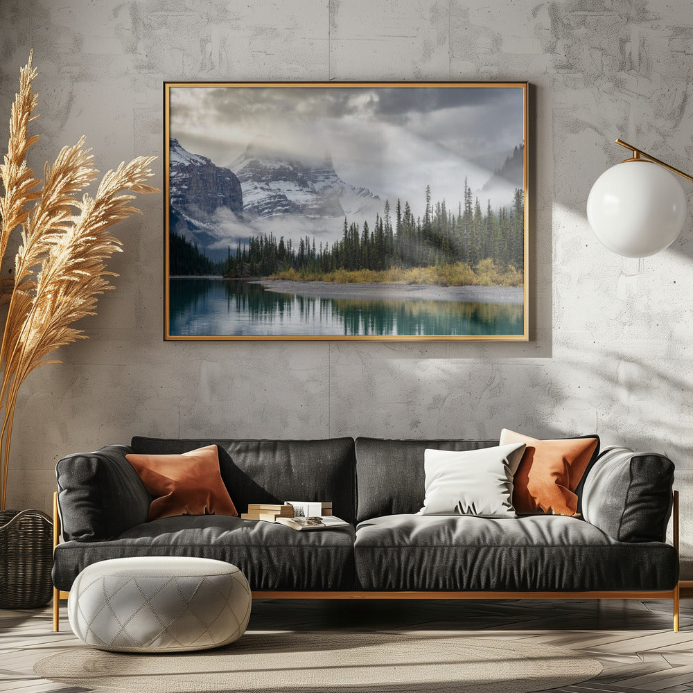 Morning in the Rockies - Poster / Art Print - interiör