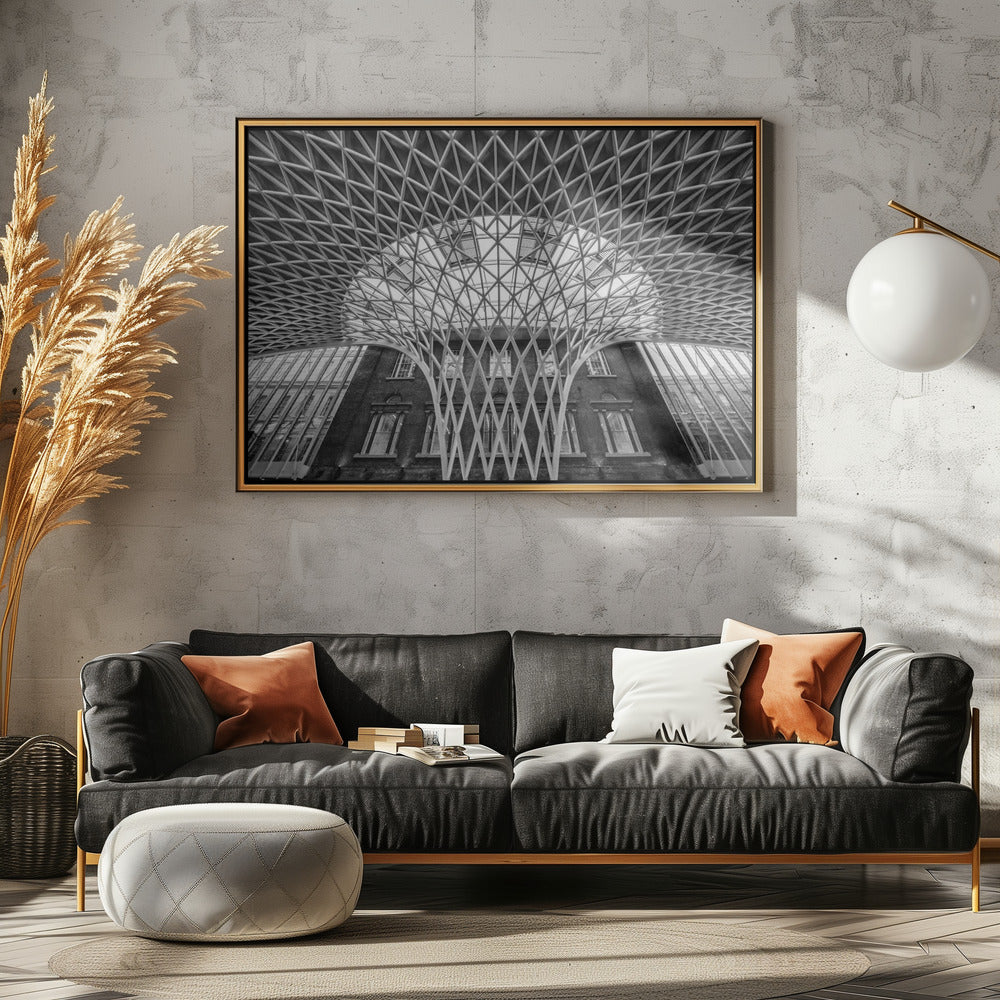 Kings Cross Station - Poster / Art Print - interiör