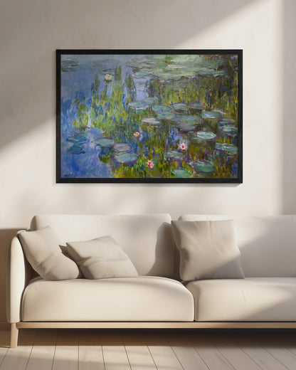 Water Lilies 1915 - Poster / Art Print - interiör