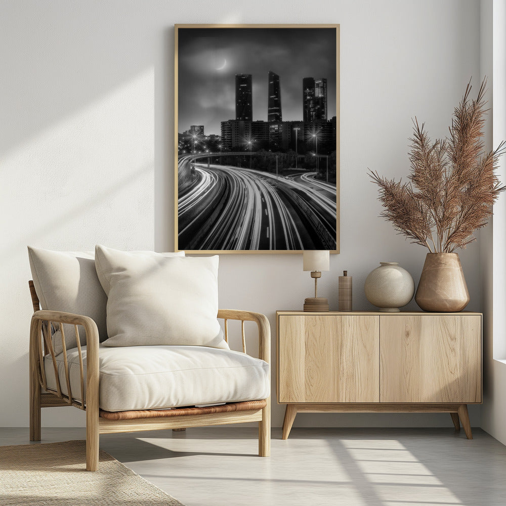 Dark city - Poster / Art Print - interiör