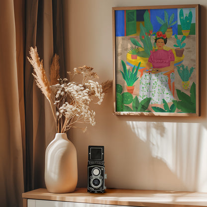 Frida - Poster / Art Print - interiör
