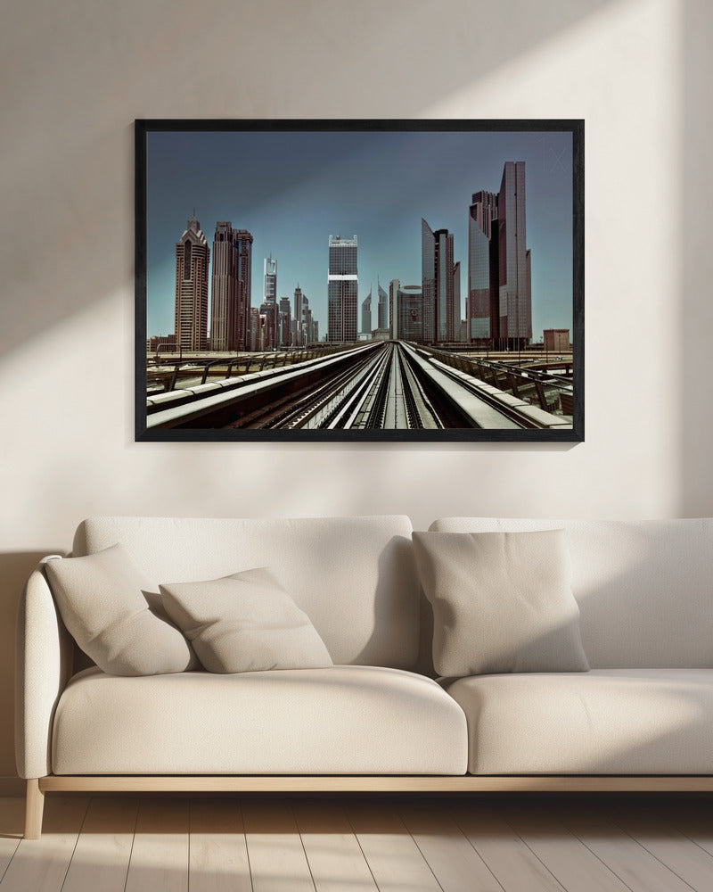 Dubai Metro - Poster / Art Print - interiör