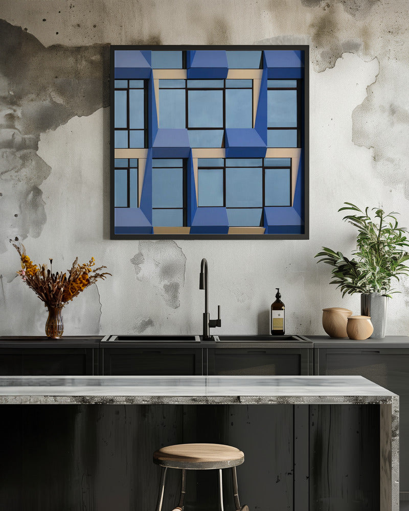 Window shapes - Poster / Art Print - interiör
