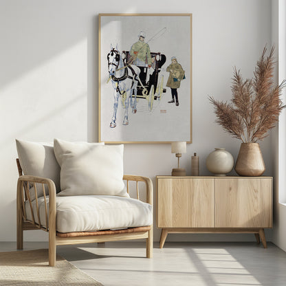 Vintage Carriage (1893) - Poster / Art Print - interiör