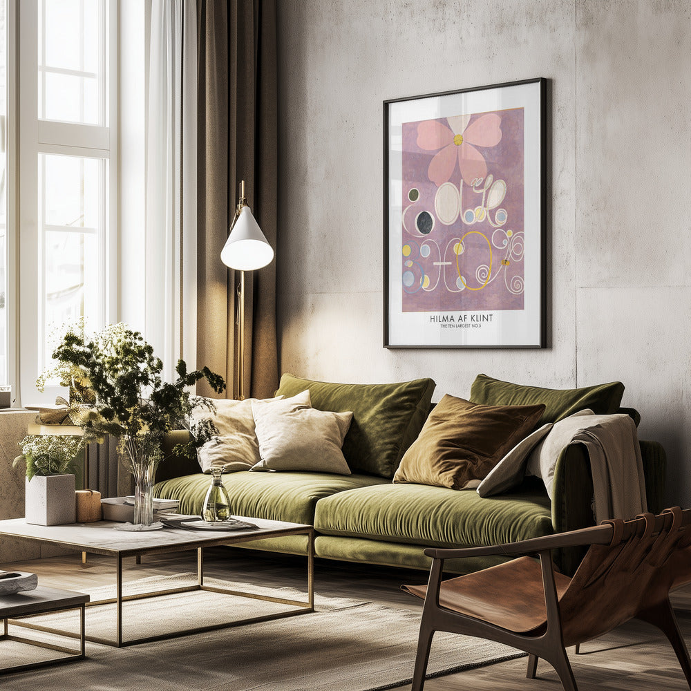 The Ten Largest No.5 Poster - Poster / Art Print - interiör