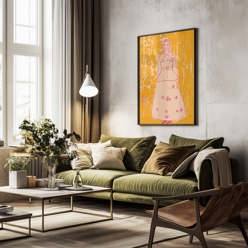 Portrait  No.138 - Poster / Art Print - interiör