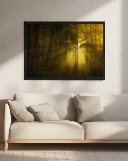 Yellow - Poster / Art Print - interiör