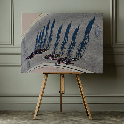 Sunset cycling - Poster / Art Print - interiör