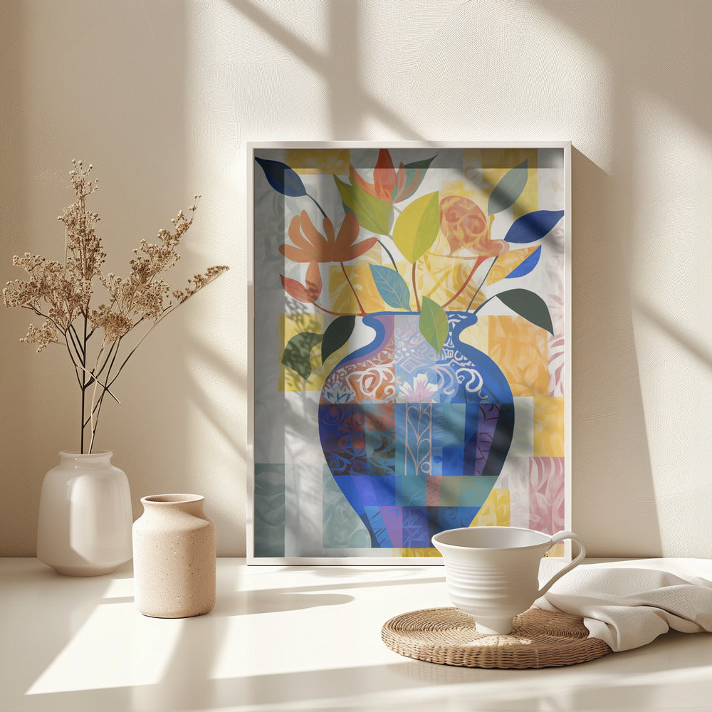 Abstract Vase No 2 - Poster / Art Print - interiör