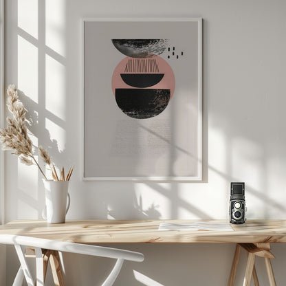 Abstract Minimalist Shapes No 8 - Poster / Art Print - interiör