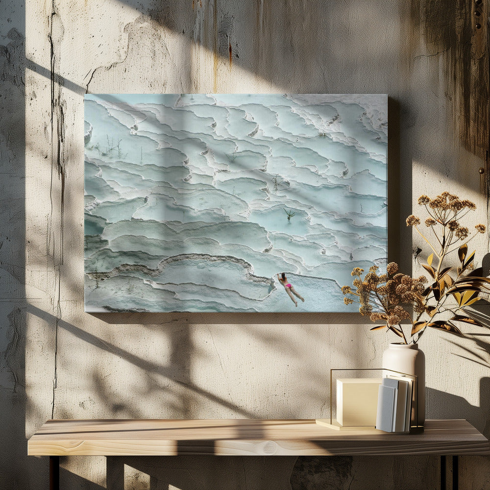 Turquoise Paradise - Poster / Art Print - interiör