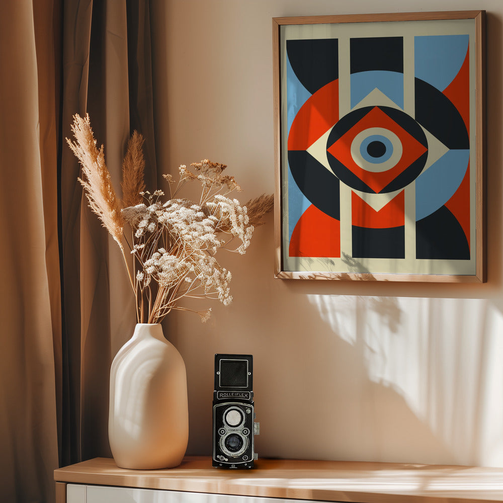 Geometric Patterns #1 - Poster / Art Print - interiör