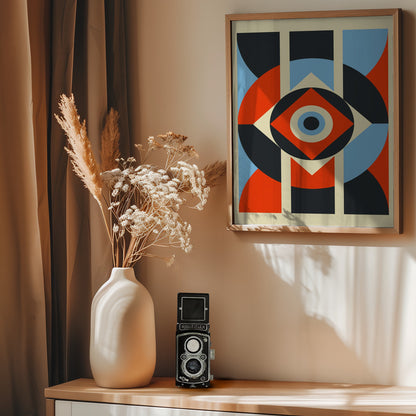 Geometric Patterns #1 - Poster / Art Print - interiör