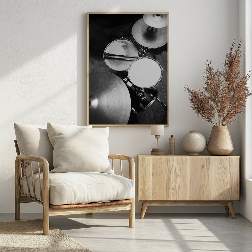Drums - Poster / Art Print - interiör