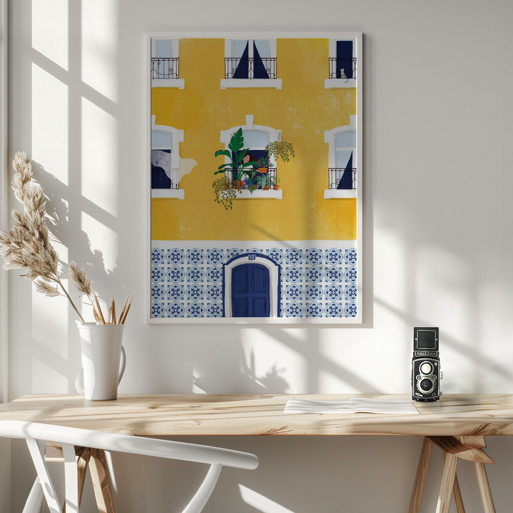 Lisbon - Poster / Art Print - interiör